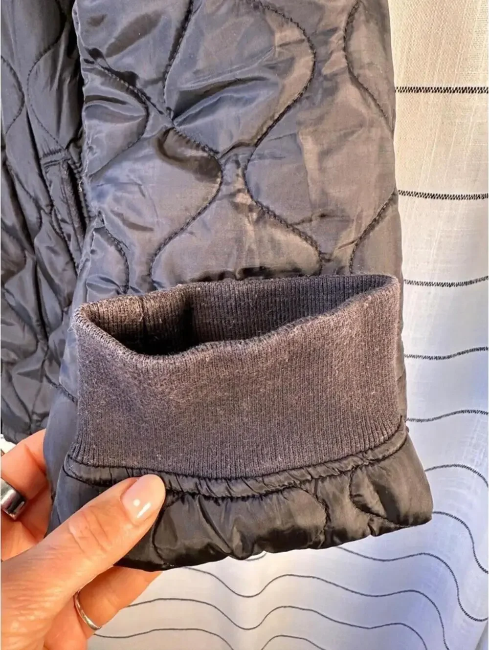 Abercrombie & Fitch quilted bomber jacket Size XS